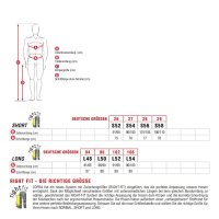 Cofra Warnschutzhose mit Reflexstreifen, Kurzgröße gelb 52