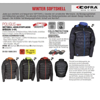 Cofra softshell quilted jacket windproof