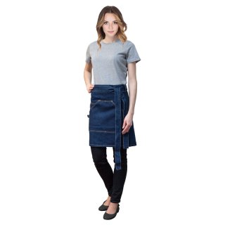 Jeansschürze für Damen 80x49 cm