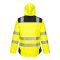 Portwest Warnschutz-Regenjacke mit Kapuze gelb XS