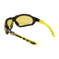 Cofra UV- Schutzbrille | 100% Metallfrei, mit Band, Modular Care Gelb