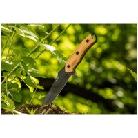 Outdoor Messer 25 cm Bambusgriff