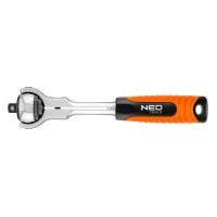 360° ratsche 1/4" neo tools orange schwarz