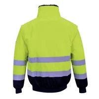 Portwest 4 in 1 Warnschutz Winter Pilotenjacke - Gelb oder Orange