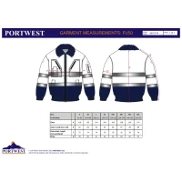 Portwest 4 in 1 Warnschutz Winter Pilotenjacke - Gelb oder Orange