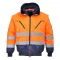 portwest pilotenjacke 4 in 1 warnschutz orange