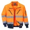 portwest pilotenjacke 4 in 1 warnschutz als weste orange