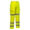 warnschutzhose von portwest für damen seitliche ansicht