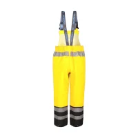 Warnschutz Latzhose wasserabweisend mit Reflektoren