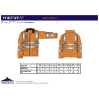 Portwest 7-in-1 Warnschutzjacke bis -40°C, RT27 orange