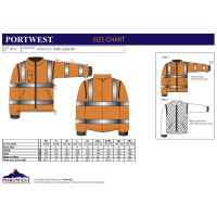 Portwest 7-in-1 Warnschutzjacke bis -40°C, RT27 orange