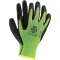 polyester handschuhe mit latexbeschichtung grün schwarz