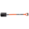 neo tools flachspaten in schwarz orange gesamtlänge 1250 mm