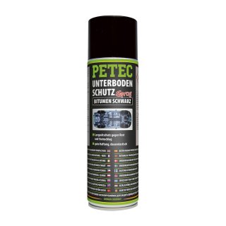 Petec Unterbodenschutz Bitumen Spray 500 ml schwarz
