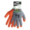 Work gloves latex coating orange Classic Plus