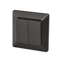 Flush mounted series switch ip20 Anthracite
