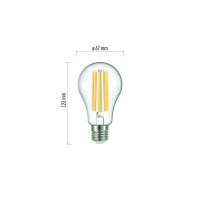 Ampoule LED filament 11w et 17w a67 e27 ww ou nw