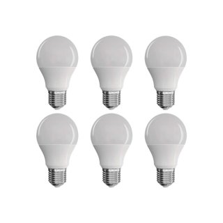 6 Stk. LED-Glühbirnen A60 8.5W E27 WW oder NW