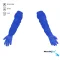 Gummihandschuhe mit Ärmel blau 65cm