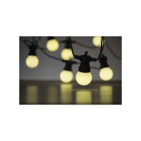 10x LED-Lichterkette Glühbirnen IP44 | für...