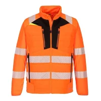 portwest warnschutz hybrid steppjacke mit 6 taschen