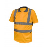 Högert Warnschutz Poloshirt "Felix" Klasse 2 orange S