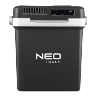 neo tools kühl- und wärmebox 26l - 405 x 320 x 430 mm ansicht von vorne