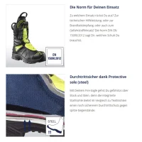 HAIX Feuerwehrstiefel "Fire Eagle" 507501