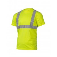 Högert Warnschutz T-Shirt "Jural" in Gelb 180 g/m²