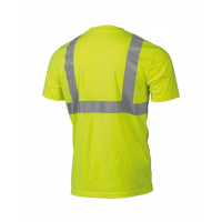 Högert high-visibility T-shirt "Jural" in yellow 180 g/m²