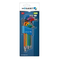 högert 9-tlg. innenrundschlüssel s2-stahl, lang