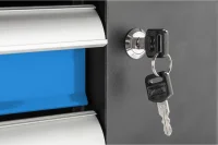 Werkzeugschrank mit 7 Schubladen mit Seitenfächern
