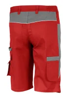 Qualitex Shorts "PRO", Größe: 56, Farbe: rot/grau