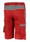 Qualitex Shorts "PRO", Größe: 56, Farbe: rot/grau