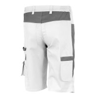 Qualitex Shorts "PRO", Größe: 42, Farbe: weiß/grau