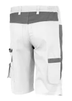 Qualitex Shorts "PRO", Größe: 42, Farbe: weiß/grau