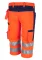 Qualitex Shorts "PRO WS", Größe: 66, Farbe: warnorange/marine