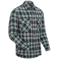 ROCKVILLE Flanell-Hemd, Marine/Beige/Grün/Rot Größe S - XXXXL