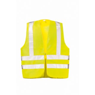 MAX Textil-Warnweste mit Schulter-Reflex, Gelb Größe L oder XL