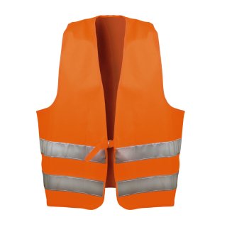 ERNST Textil-Warnweste Orange Größe L oder XL