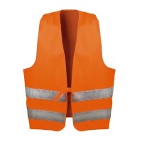 ERNST Textil-Warnweste Orange Größe L oder XL