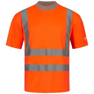 BRIAN UV-Warnschutz-T-Shirt Orange Größe S - XXXXL