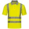 DIEGO UV-Warnschutz-Polo-Shirt Gelb Größe S - XXXXL