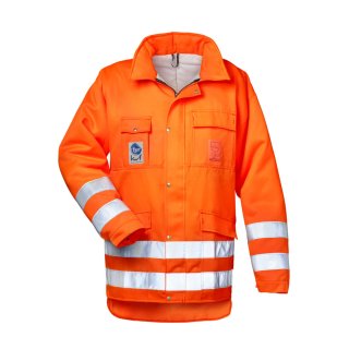 LINDE Warn- & Schnittschutz-Jacke Orange Größe M - XXXL