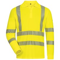 WAPSE UV- und Warnschutz-Langarm-Polo-Shirt Größe S - XXXXL