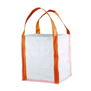 MINI Big-Bag 40 x 40 x 45 cm, 2 Schlaufen weiss oder grün Farbe weiß oder grün
