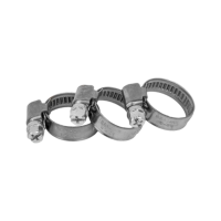 10Stk 10-16 Hose Clamps W4 Stainless Tube Clamp Stainless...