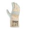 teXXor® Rindvollleder-Handschuhe MONTBLANC III, Leder Natur/Drell Weiß