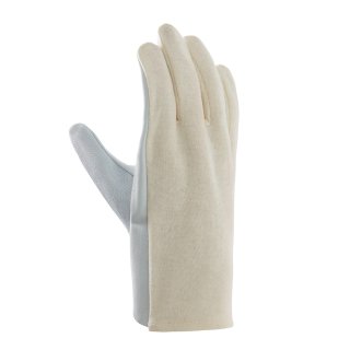 teXXor® Ziegen-/Schafsnappa-Handschuhe TRIKOTRÜCKEN, Natur