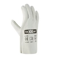 teXXor® Schafsnappa-Handschuhe VOLLEDER, Natur